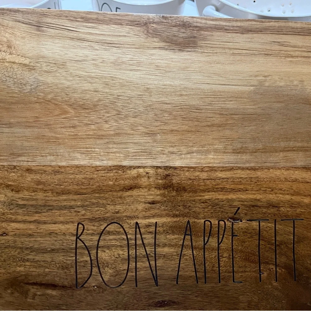 Bon Appétit Wooden Cutting Board - Picture 2 of 3